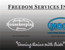 Tablet Screenshot of mainehomeandofficecleaning.com